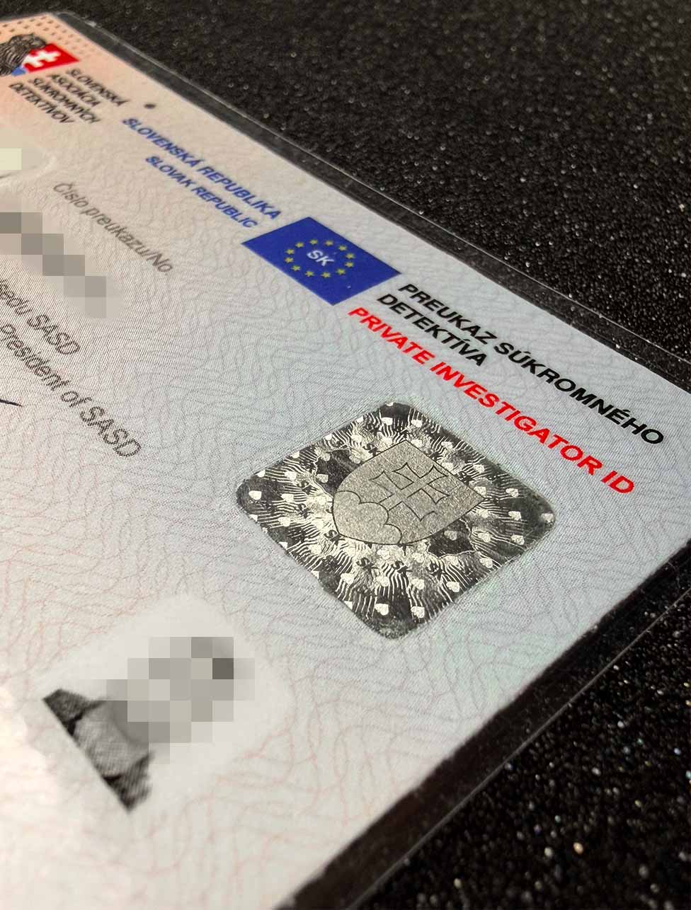 Preukaz súkromného detektíva