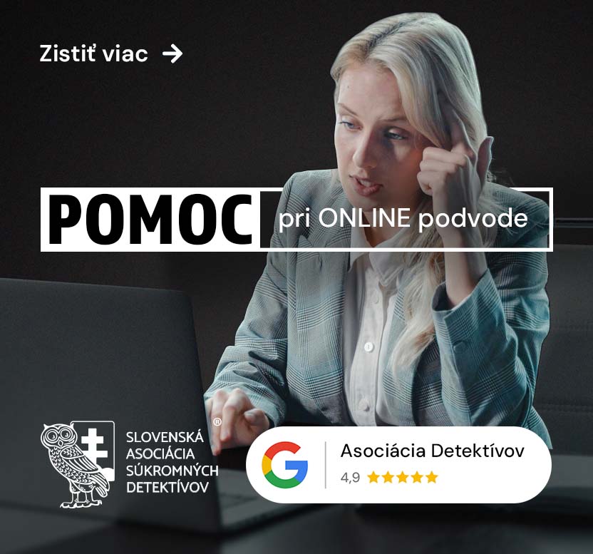 Pomoc pri ONLINE podvode